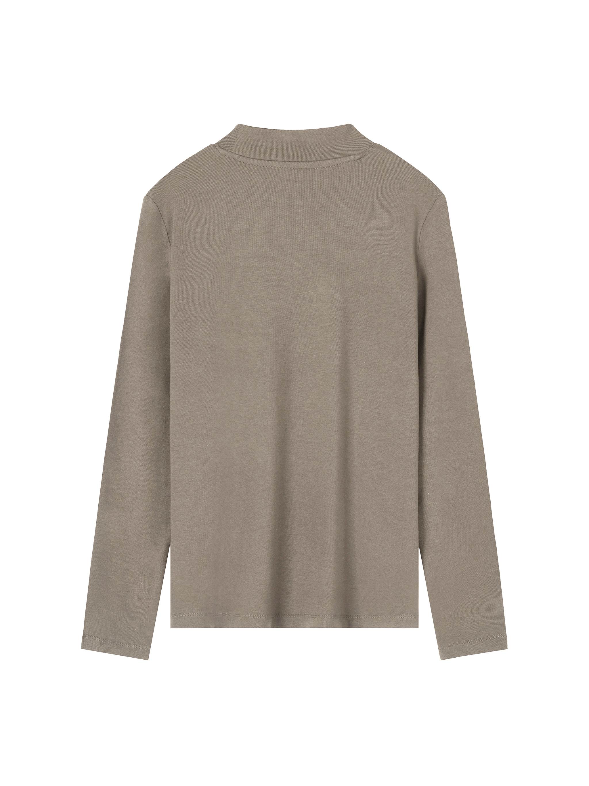 Essential Mock Neck Long Sleeve T-Shirt #WT0035 | TAPSTITCH